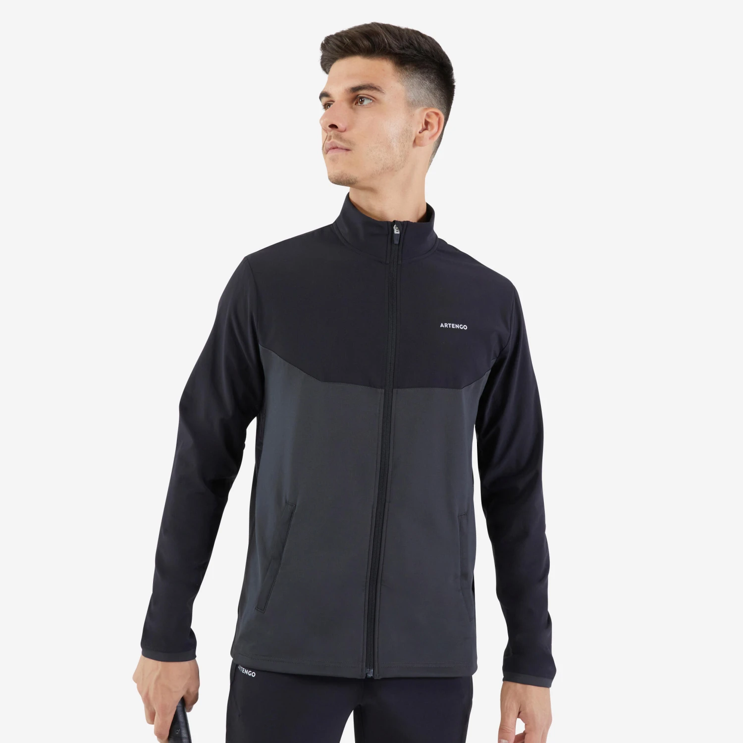 Artengo Men's Tennis Jacket Essential 1 Artengo Men's Tennis Jacket Essential