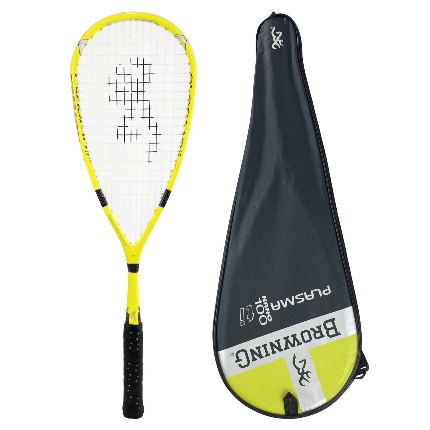 Browning Plasma Nano 100 Squash Racket & Carry Case 1 Browning Plasma Nano 100 Squash Racket & Carry Case