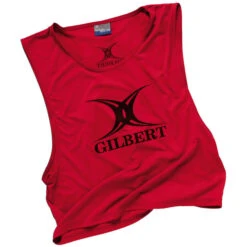 Gilbert Polyester Bib, Red