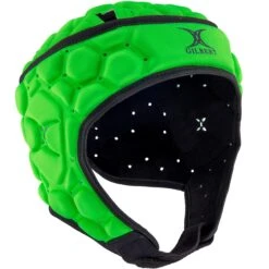 Gilbert Falcon 200 Headguard, Black / Green -Ball Sports Shop k06e15bc81e8c01344360ef286088c044