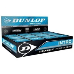 Dunlop Intro Squash Balls (Pack Of 12) (Black)