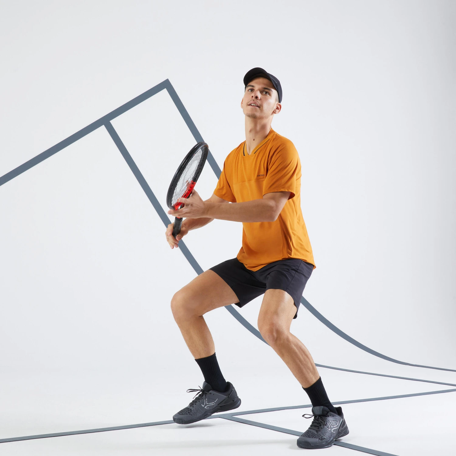 Artengo Men's Short-Sleeved Tennis T-Shirt DRY VN 2 Artengo Men's Short-Sleeved Tennis T-Shirt DRY VN - Image 2