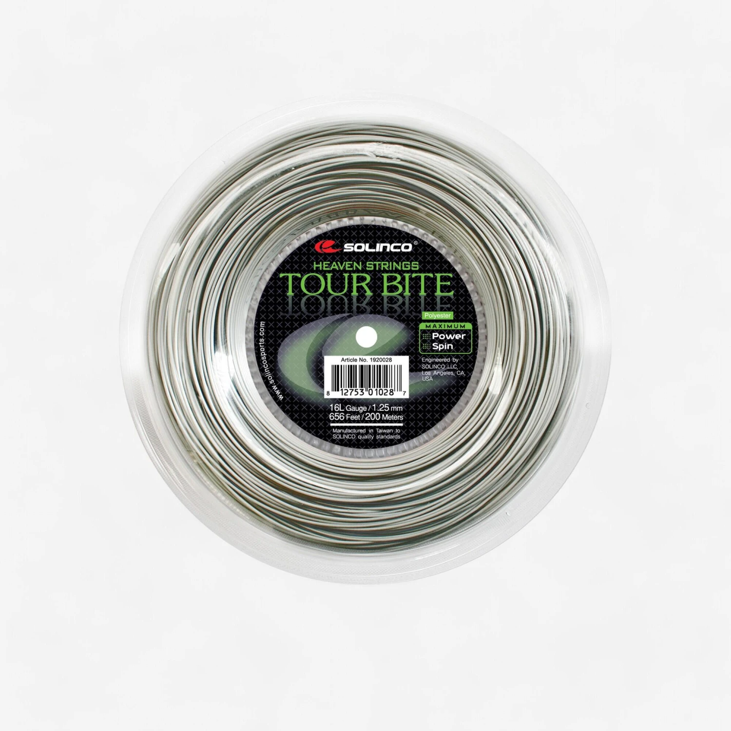 1.25 Mm Monofilament Tennis String Tour Bite 200 M Reel - Grey 1 1.25 Mm Monofilament Tennis String Tour Bite 200 M Reel - Grey