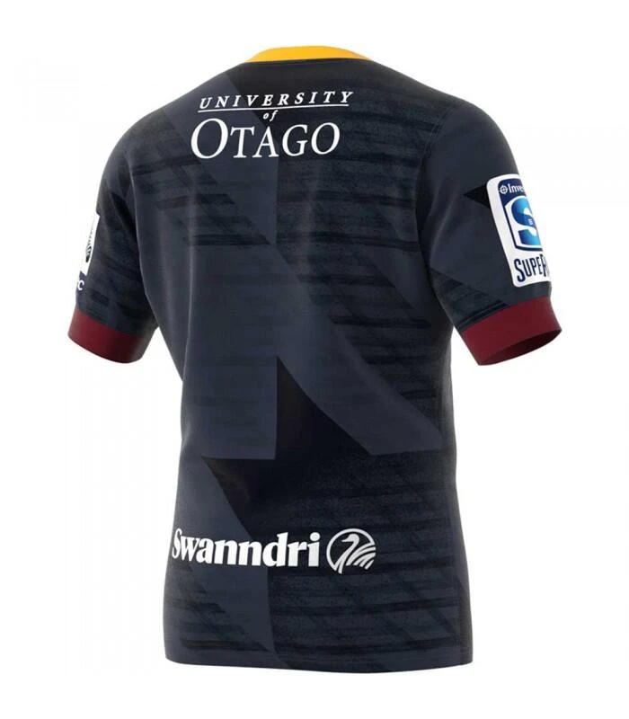 Adidas Highlanders Mens Home Rugby Shirt ED7955 Blue 6 Adidas Highlanders Mens Home Rugby Shirt ED7955 Blue - Image 6