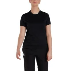Canterbury Womens/Ladies Club Dry TShirt (Black) -Ball Sports Shop k1930920dbe899206226397642c552a0d