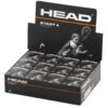 Head Start Single Dot Squash Balls (Pack Of 12) (Black)