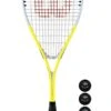 Wilson Hammer XP Squash Racket With Wilson Protective Cover & 3 Squash Balls