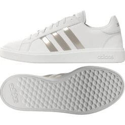 ADIDAS Women's Tennis Shoes Court Base - Sandy White 9 ADIDAS Women's Tennis Shoes Court Base - Sandy White -Ball Sports Shop k21f0b2bffb3d6753562bcd5a703ae406