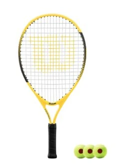 Wilson Federer Junior Tennis Racket & 3 Tennis Balls (Sizes 19" -Ball Sports Shop k227ec88ffb1f6b05fb79951b7b1ae046