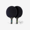 Set Of 2 Free Table Tennis Bats And 3 Balls - Twin Pack