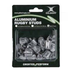 Gilbert Aluminium Studs - Silver - 21mm