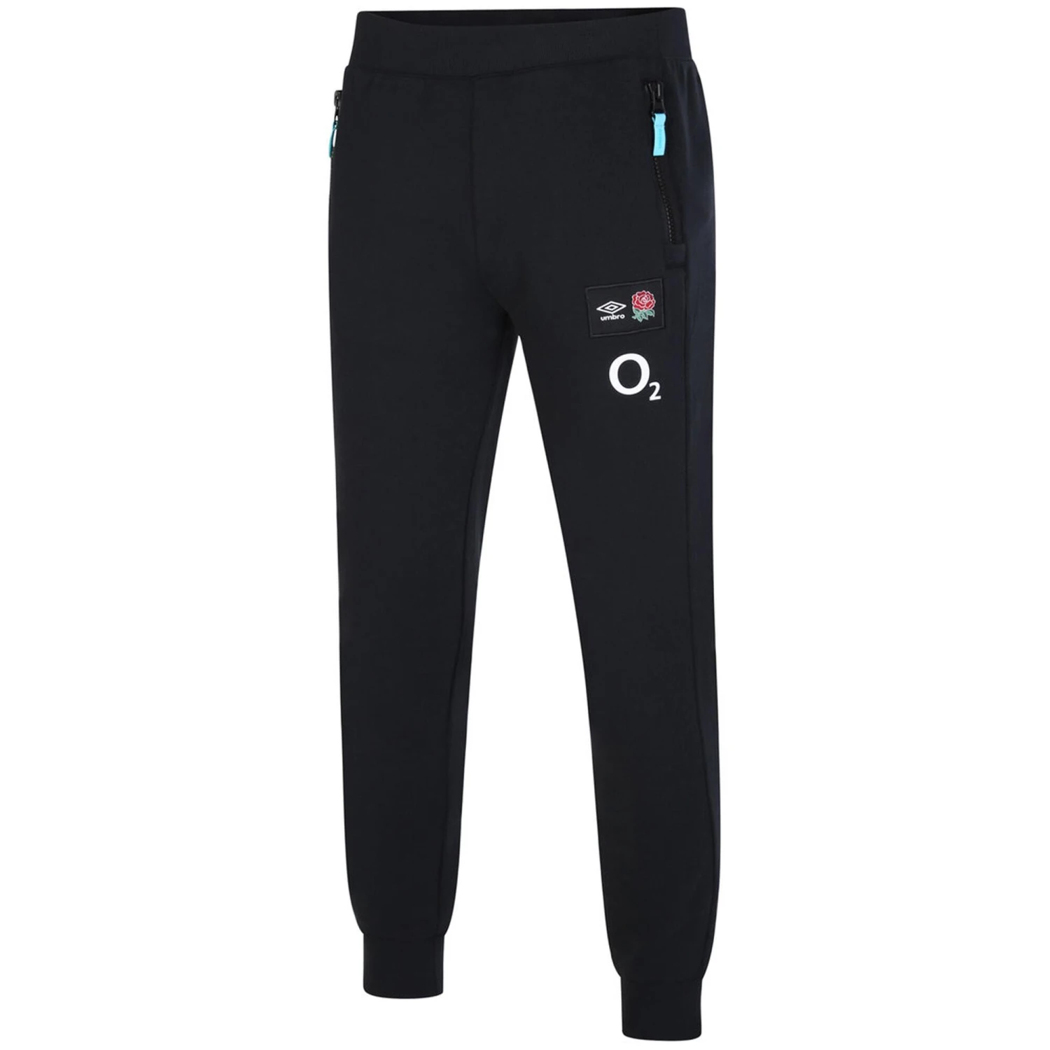 UMBRO England Rugby Mens 22/23 Knitted Jogging Bottoms (Black) 1 UMBRO England Rugby Mens 22/23 Knitted Jogging Bottoms (Black)