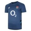 UMBRO England Rugby Mens 22/23 Gym TShirt (Ensign Blue/Bachelor Button/Black)