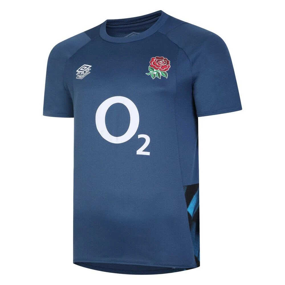 UMBRO England Rugby Mens 22/23 Gym TShirt (Ensign Blue/Bachelor Button/Black) 1 UMBRO England Rugby Mens 22/23 Gym TShirt (Ensign Blue/Bachelor Button/Black)
