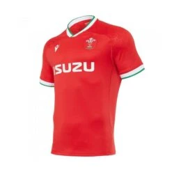 Macron Wales WRU Home Rugby Shirt Adults Red