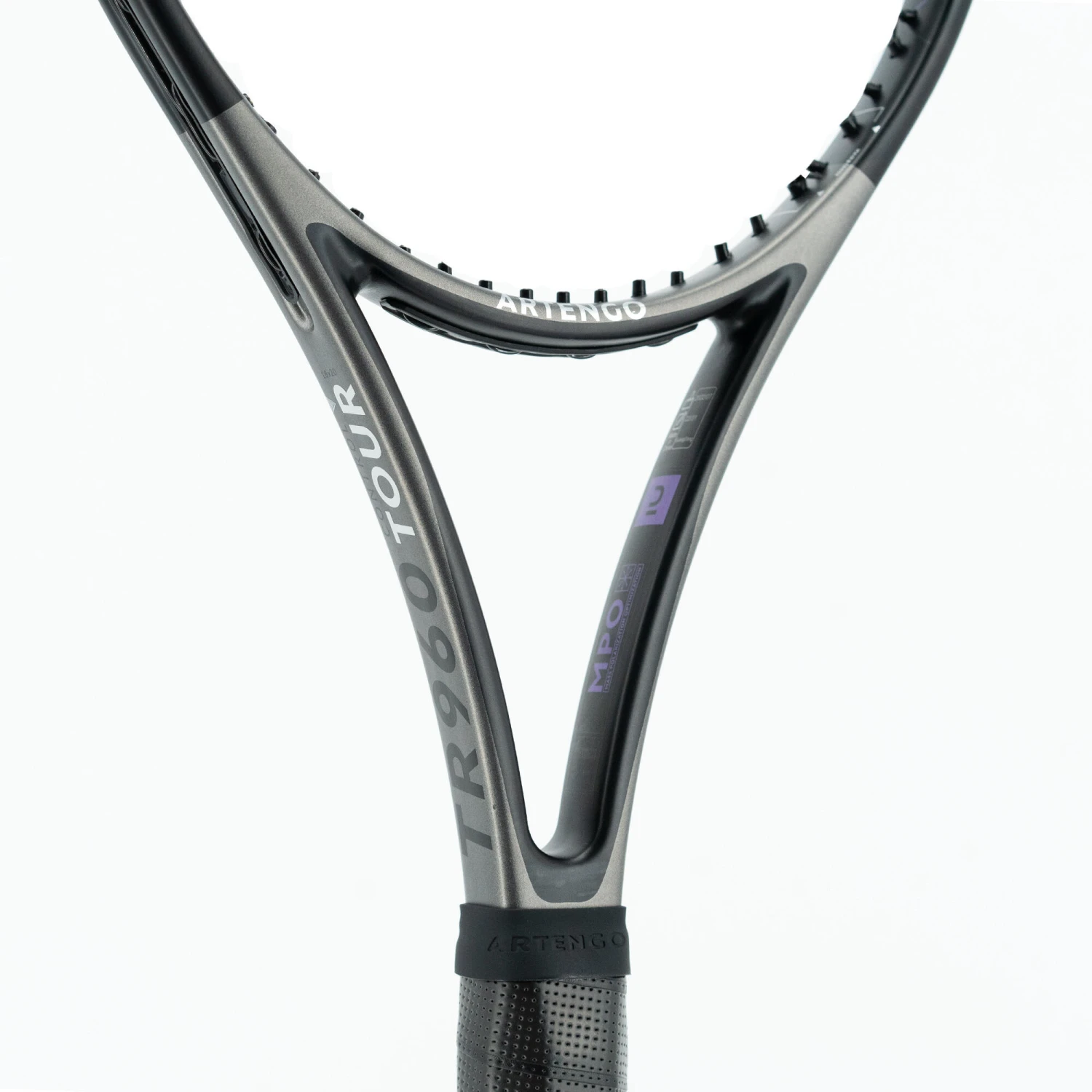 Artengo Adult Tennis Racket Control Tour TR960 18x20 Unstrung - Grey 12 Artengo Adult Tennis Racket Control Tour TR960 18x20 Unstrung - Grey - Image 12