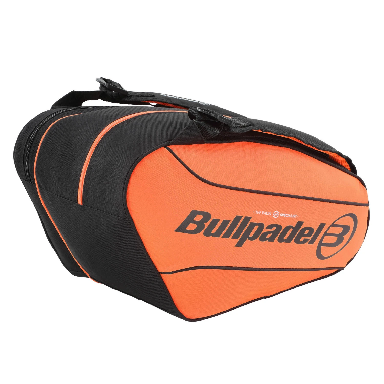 BULLPADEL Padel Bag Tour - Black/Orange 2 BULLPADEL Padel Bag Tour - Black/Orange - Image 2