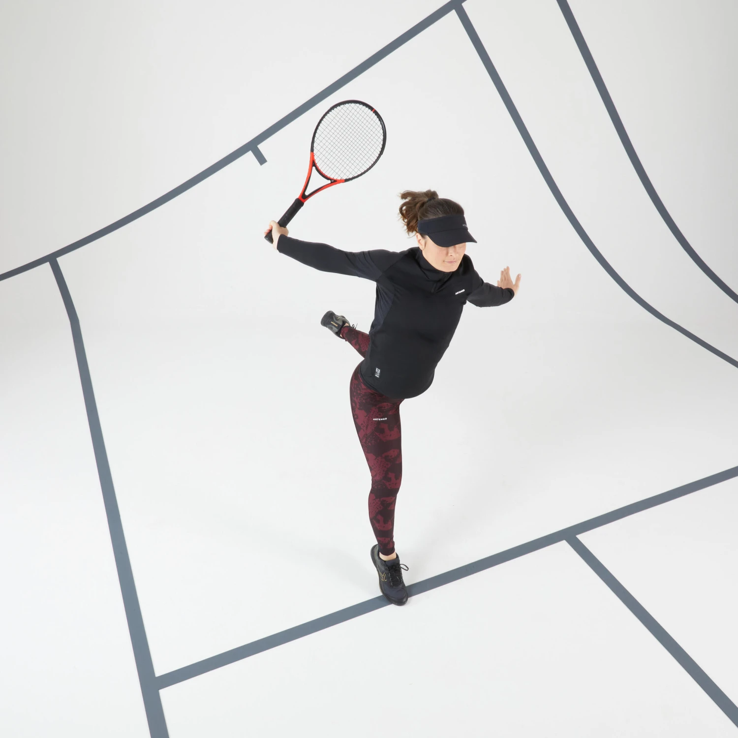 Artengo Women's Long-Sleeved Thermal T-Shirt TH 900 2 Artengo Women's Long-Sleeved Thermal T-Shirt TH 900 - Image 2