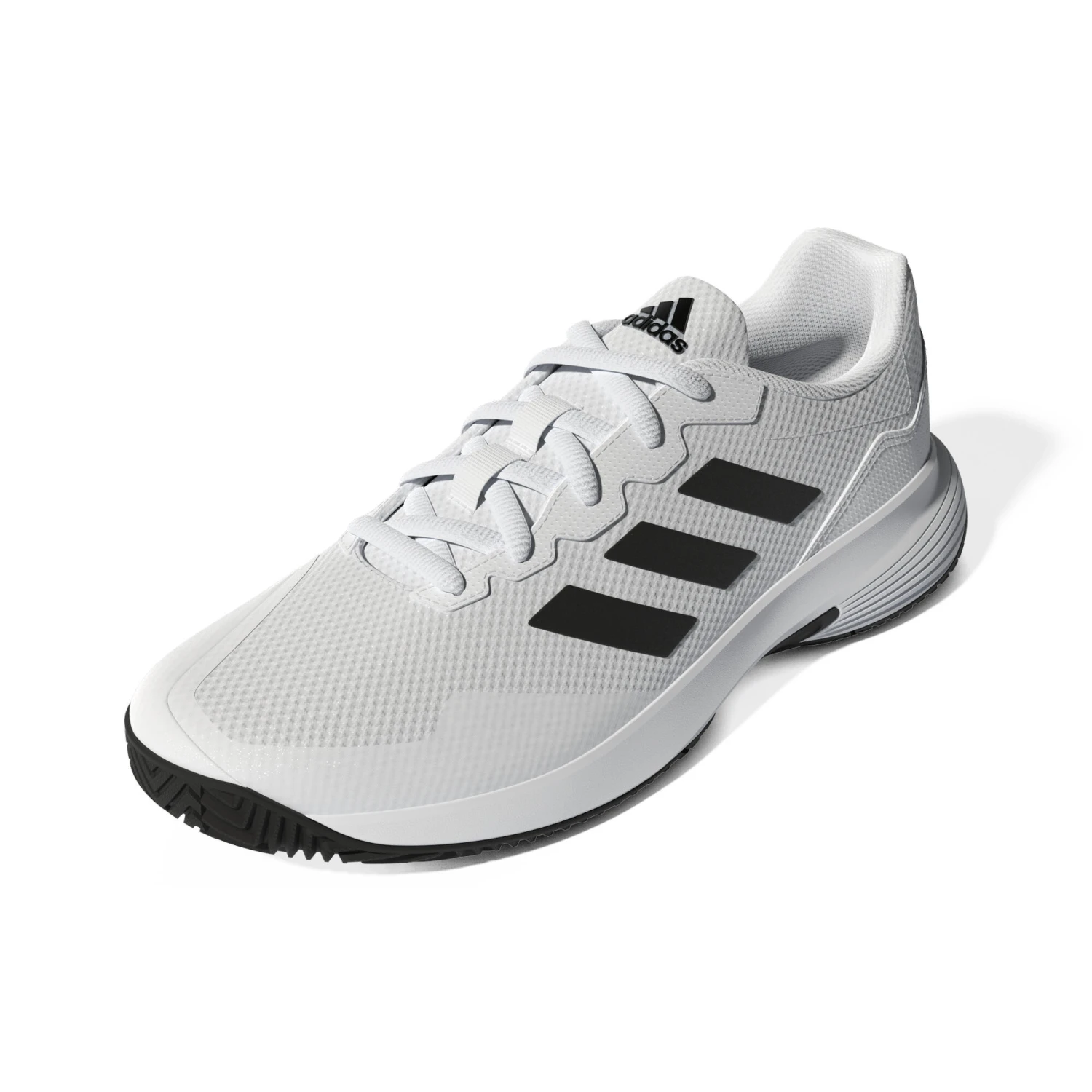 ADIDAS Men's Multicourt Tennis Shoes Gamecourt - White/Black 5 ADIDAS Men's Multicourt Tennis Shoes Gamecourt - White/Black - Image 5