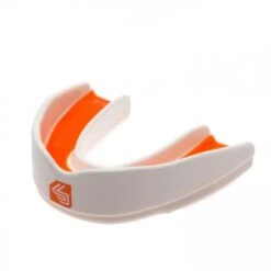 SHOCK DOCTOR Ultra Rugby Youths Mouthguard (White/Orange)
