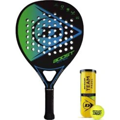 Dunlop Boost Attack 2.0 Padel Racket, Inc 3 Padel Balls