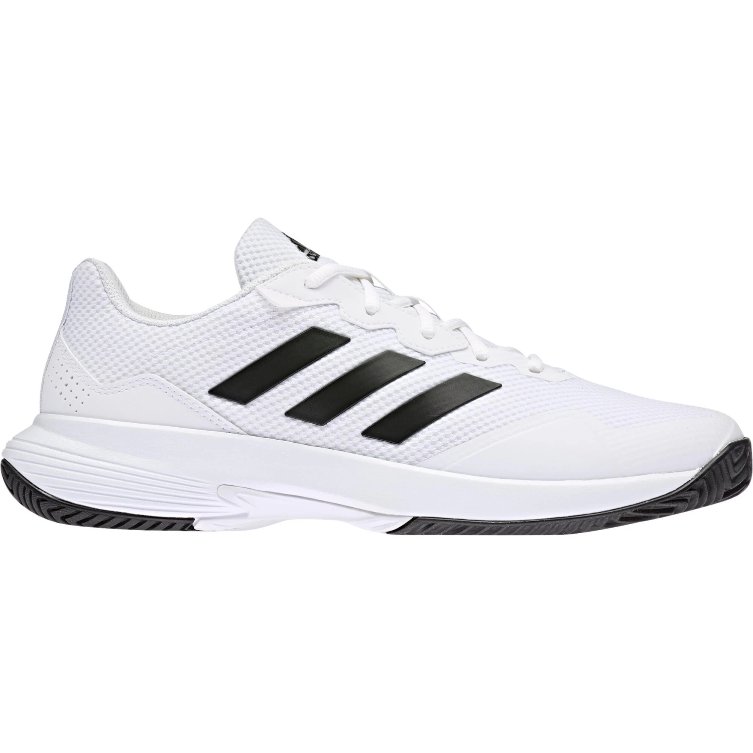 ADIDAS Men's Multicourt Tennis Shoes Gamecourt - White/Black 1 ADIDAS Men's Multicourt Tennis Shoes Gamecourt - White/Black