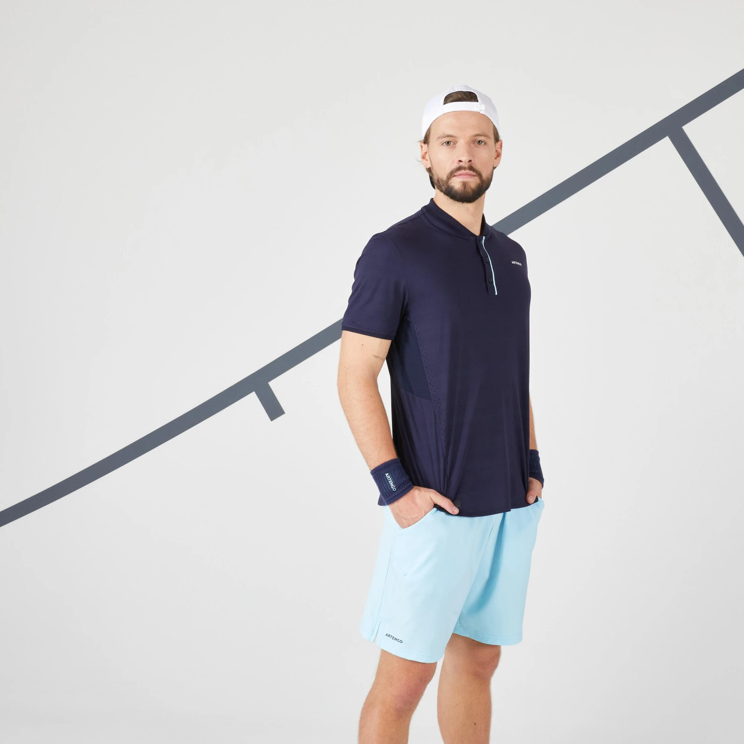 Artengo Men's Short-Sleeved Tennis T-Shirt DRY+ 18 Artengo Men's Short-Sleeved Tennis T-Shirt DRY+ - Image 18