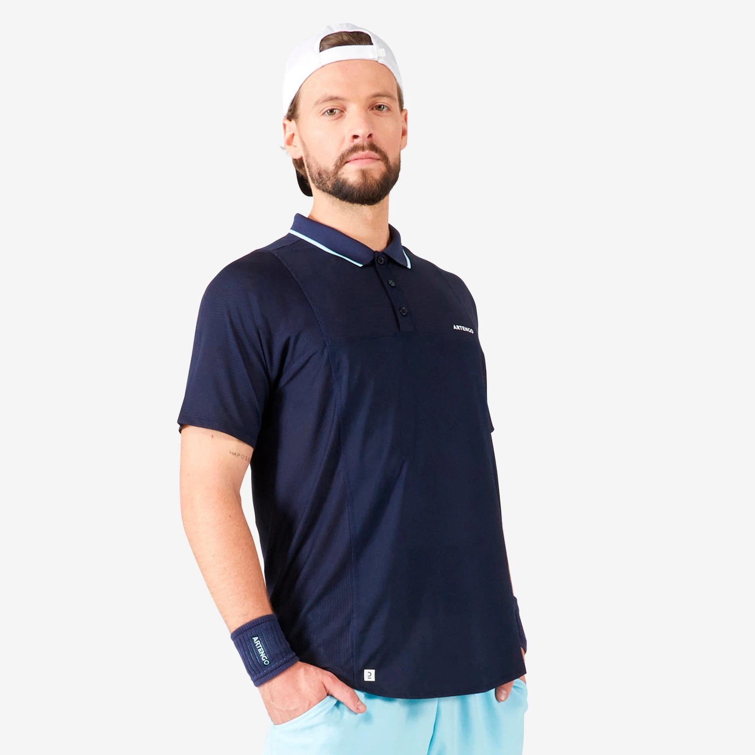 Artengo Men's Short-Sleeved Tennis Polo Dry 6 Artengo Men's Short-Sleeved Tennis Polo Dry - Image 6