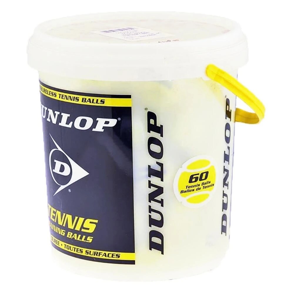 Dunlop Trainer Tennis Balls (Pack Of 60) (Yellow) 2 Dunlop Trainer Tennis Balls (Pack Of 60) (Yellow) - Image 2