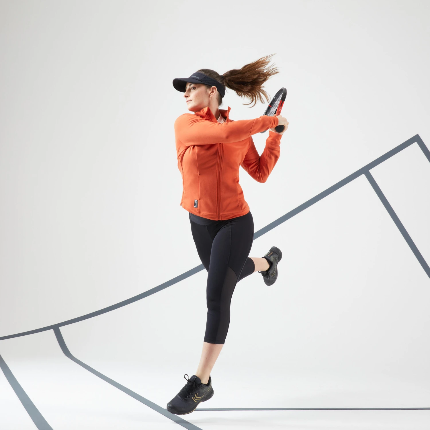 Artengo Women's Tennis Quick-Dry Soft Jacket Dry 900 2 Artengo Women's Tennis Quick-Dry Soft Jacket Dry 900 - Image 2