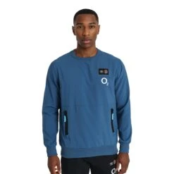 UMBRO England Rugby Mens 22/23 Woven Sweatshirt (Ensign Blue) 6 UMBRO England Rugby Mens 22/23 Woven Sweatshirt (Ensign Blue) -Ball Sports Shop k5ed1f9af541a551f7357f63147d0e259