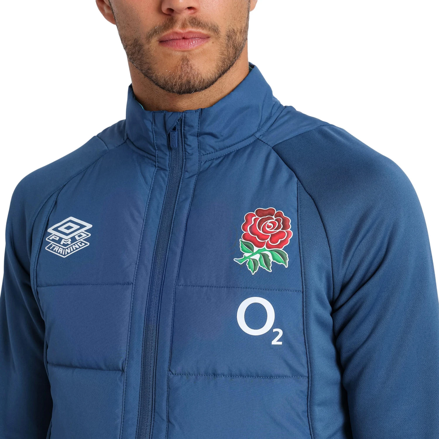 UMBRO England Rugby Mens 22/23 Thermal Jacket (Ensign Blue/Bachelor Button) 3 UMBRO England Rugby Mens 22/23 Thermal Jacket (Ensign Blue/Bachelor Button) - Image 3