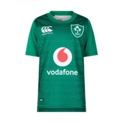 Canterbury CCC Ireland IRFU Vapodri S/S Home Rugby Shirt Kids Green