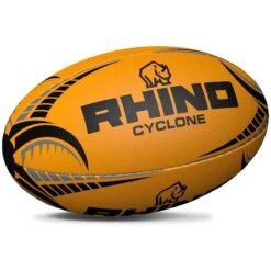 RHINO Cyclone Rugby Ball (Fluorescent Orange) -Ball Sports Shop k65679b4e8300a29355af492c14bb4d14