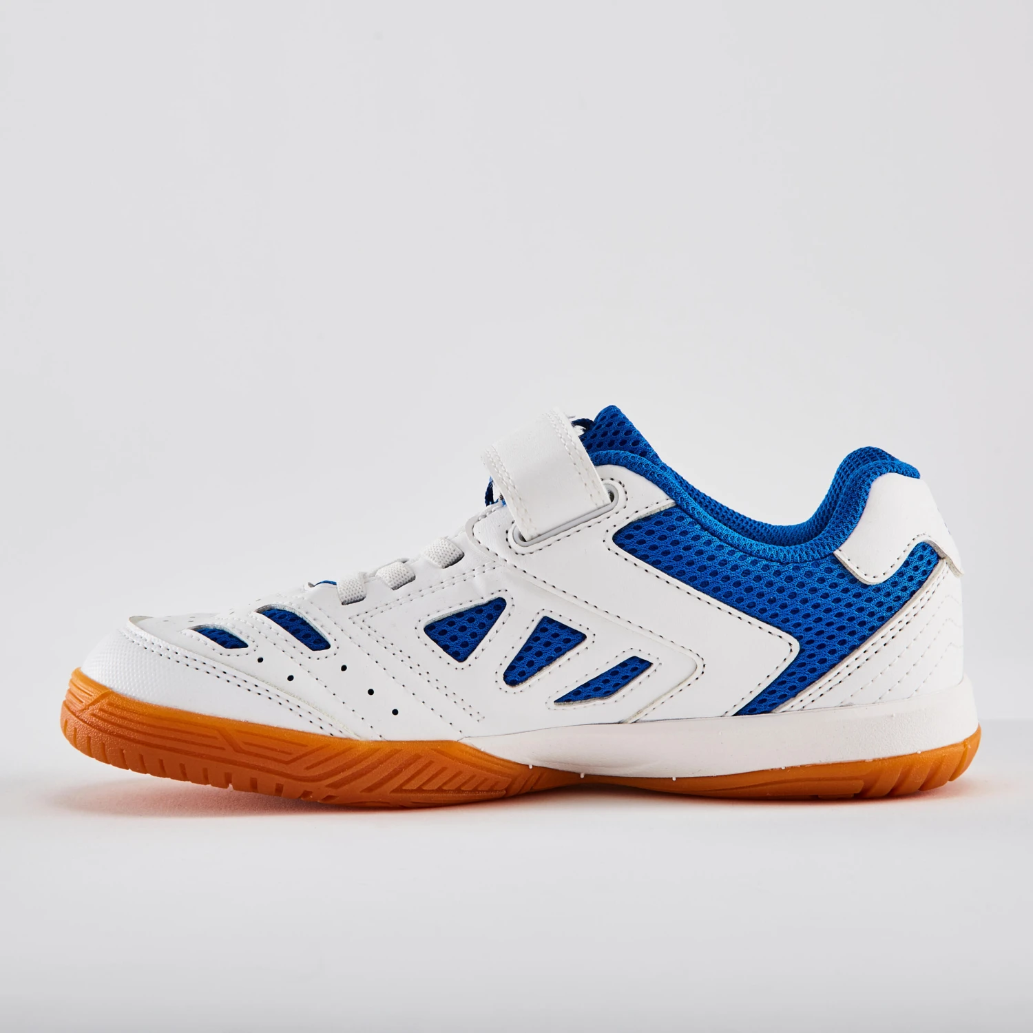 TABLE TENNIS SHOES TTS 500 JUNIOR WHITE BLUE 6 TABLE TENNIS SHOES TTS 500 JUNIOR WHITE BLUE - Image 6