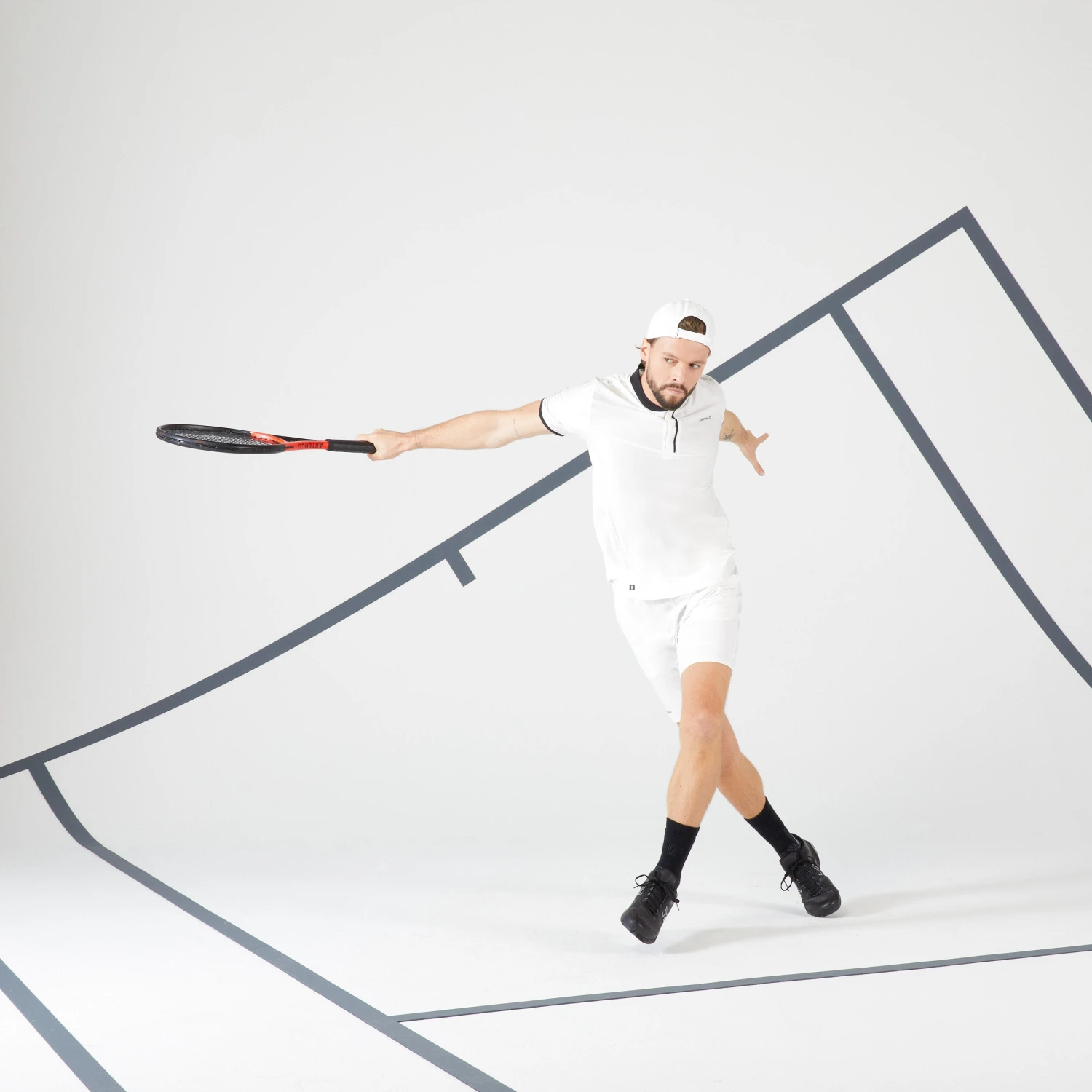 Artengo Men's Short-Sleeved Tennis T-Shirt DRY+ 12 Artengo Men's Short-Sleeved Tennis T-Shirt DRY+ - Image 12