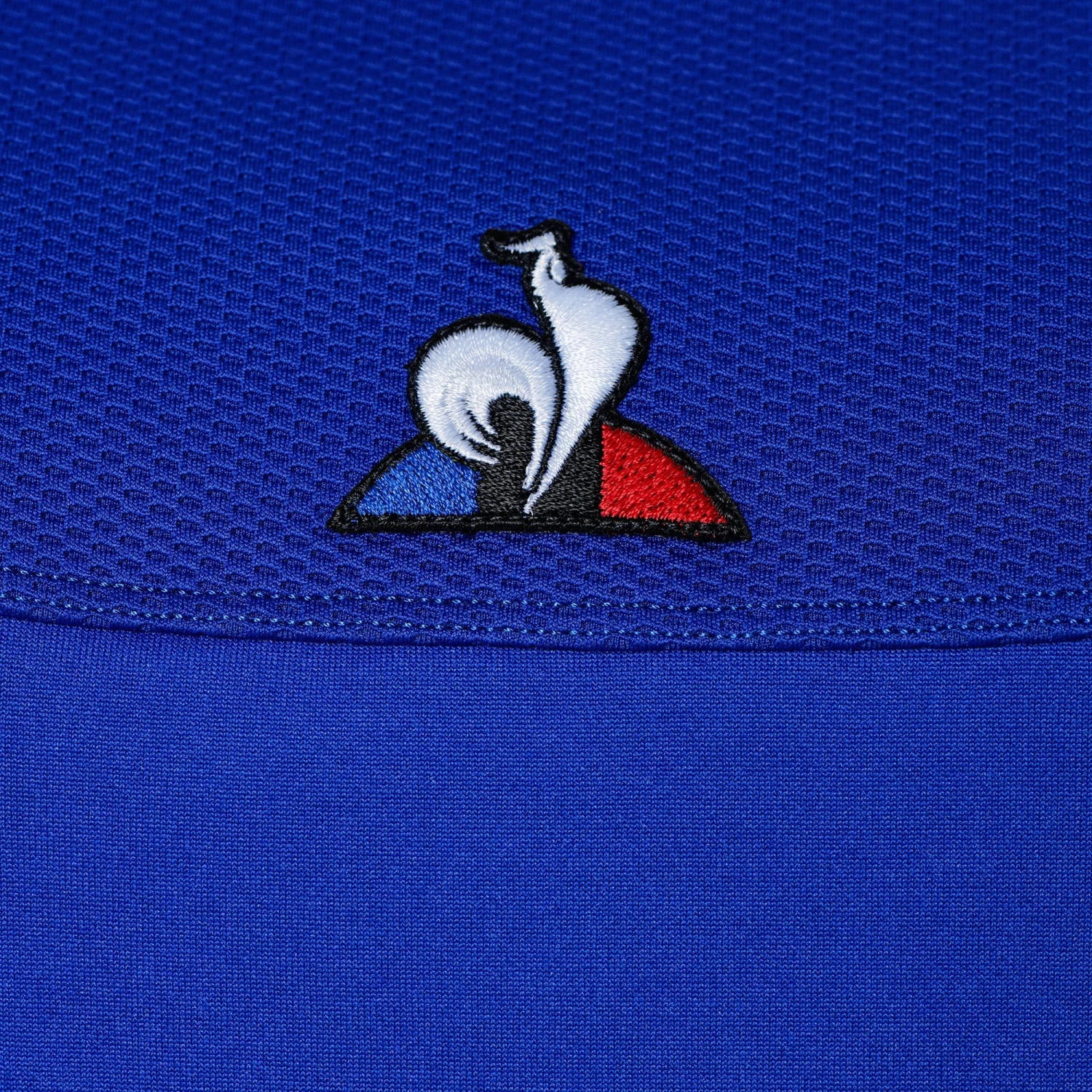 Le Coq Sportif Adult Rugby Short-Sleeved Replica France National Team 2019 Shirt - Blue 4 Le Coq Sportif Adult Rugby Short-Sleeved Replica France National Team 2019 Shirt - Blue - Image 4