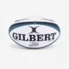 Gilbert Size 5 Rugby Ball Kinetica - White/Blue