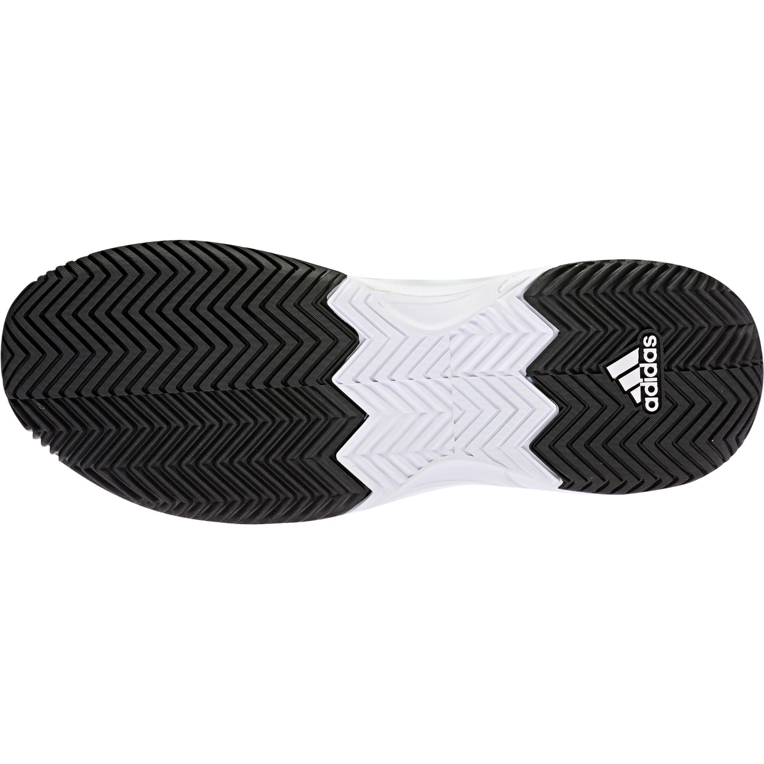 ADIDAS Men's Multicourt Tennis Shoes Gamecourt - White/Black 8 ADIDAS Men's Multicourt Tennis Shoes Gamecourt - White/Black - Image 8