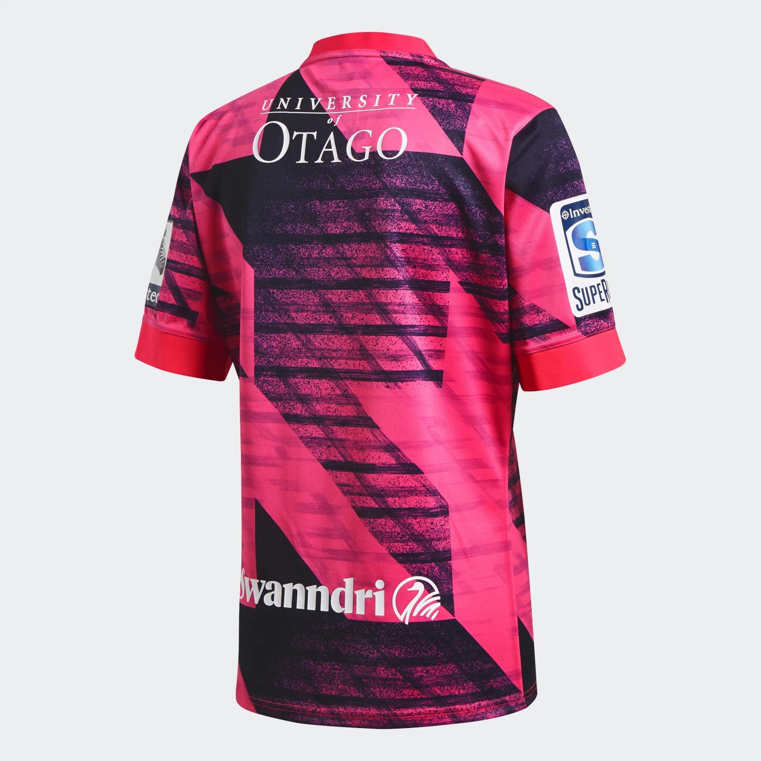 Adidas Highlanders Mens Training Rugby Shirt ED7975 Pink 2 Adidas Highlanders Mens Training Rugby Shirt ED7975 Pink - Image 2