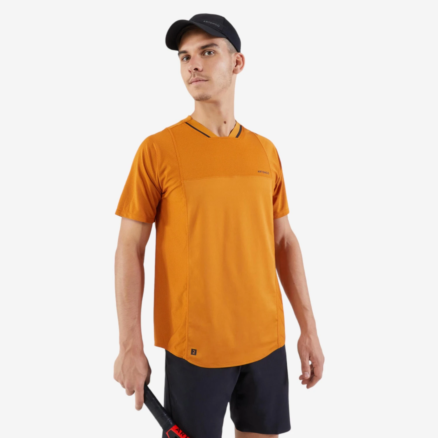 Artengo Men's Short-Sleeved Tennis T-Shirt DRY VN 1 Artengo Men's Short-Sleeved Tennis T-Shirt DRY VN