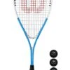 Wilson Ultra XP Squash Racket With Wilson Protective Cover & 3 Squash Balls