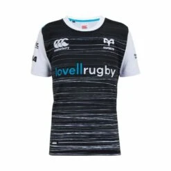 Canterbury CCC Ospreys Home Vapodri S/S Rugby Shirt Kids Grey