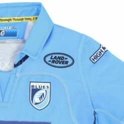 Macron Cardiff Blues Home Rugby Shirt Kids 58199812 Blue -Ball Sports Shop k938e4db07818fee811d6846a3fa1feae