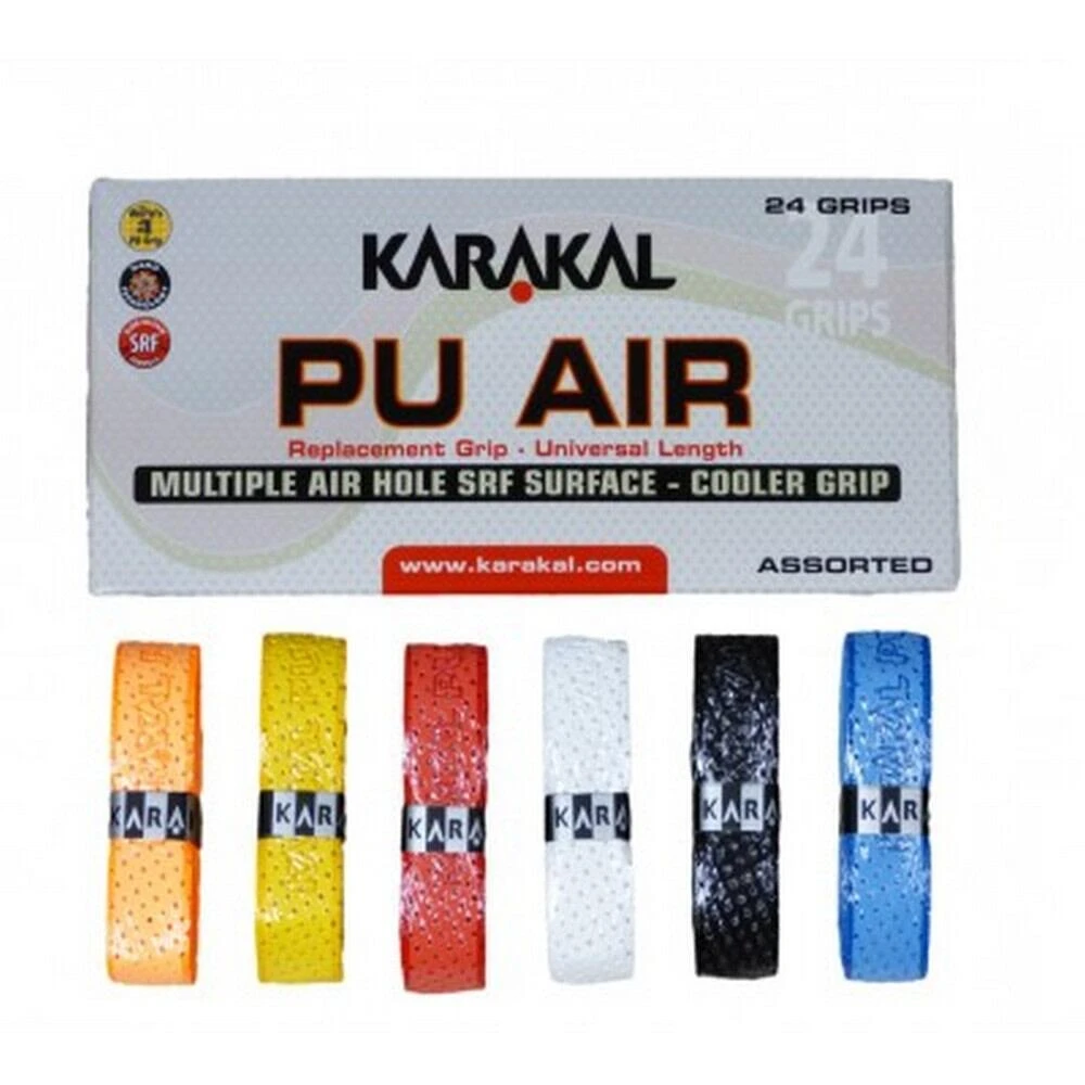 KARAKAL Gripped Racket Overgrip (Pack Of 24) (Multicoloured) 1 KARAKAL Gripped Racket Overgrip (Pack Of 24) (Multicoloured)