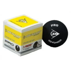 Dunlop Pro Squash Balls (Pack Of 12) (Black/White)