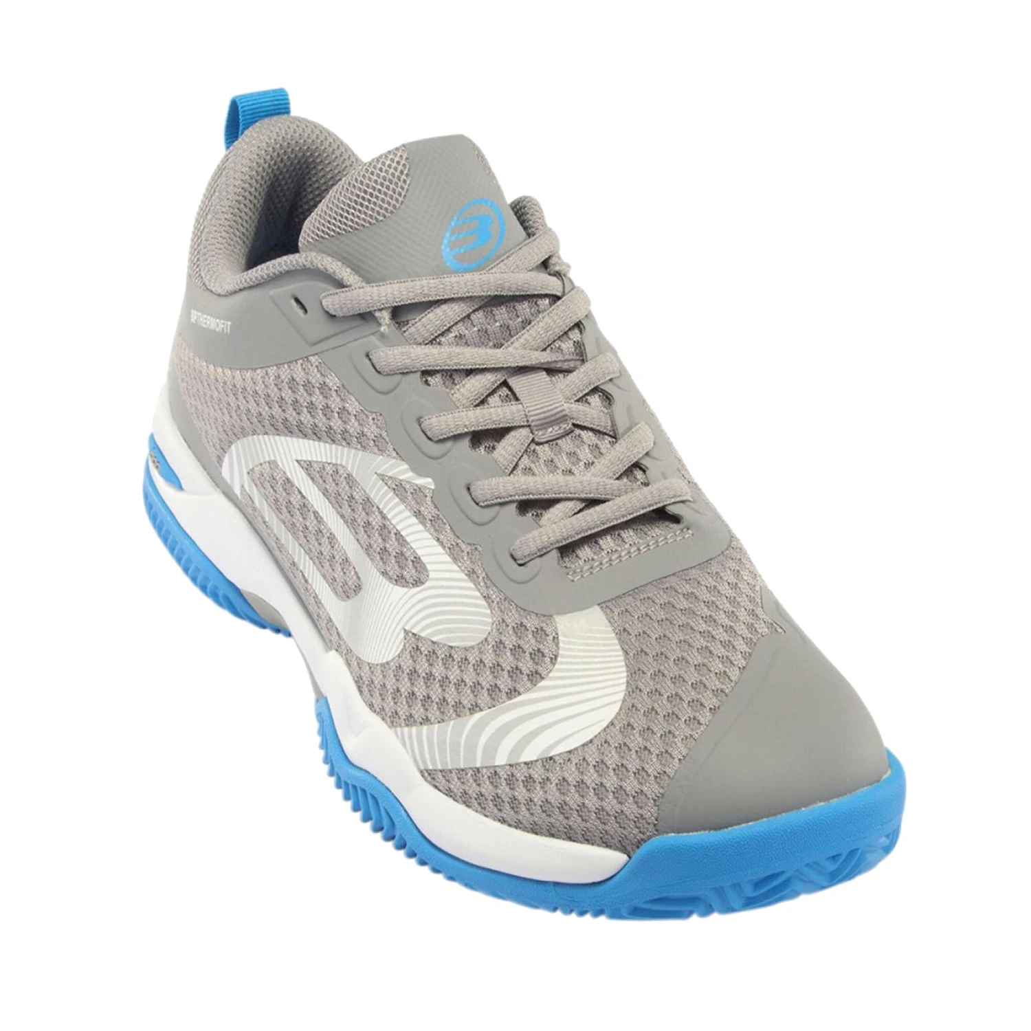 BULLPADEL Men's Padel Shoes Beker 22 - Grey 2 BULLPADEL Men's Padel Shoes Beker 22 - Grey - Image 2