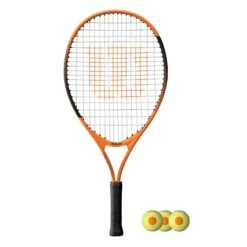 Wilson Federer Junior Tennis Racket & 3 Tennis Balls (Sizes 19" -Ball Sports Shop kb067dd543015c852469a275de085f76f