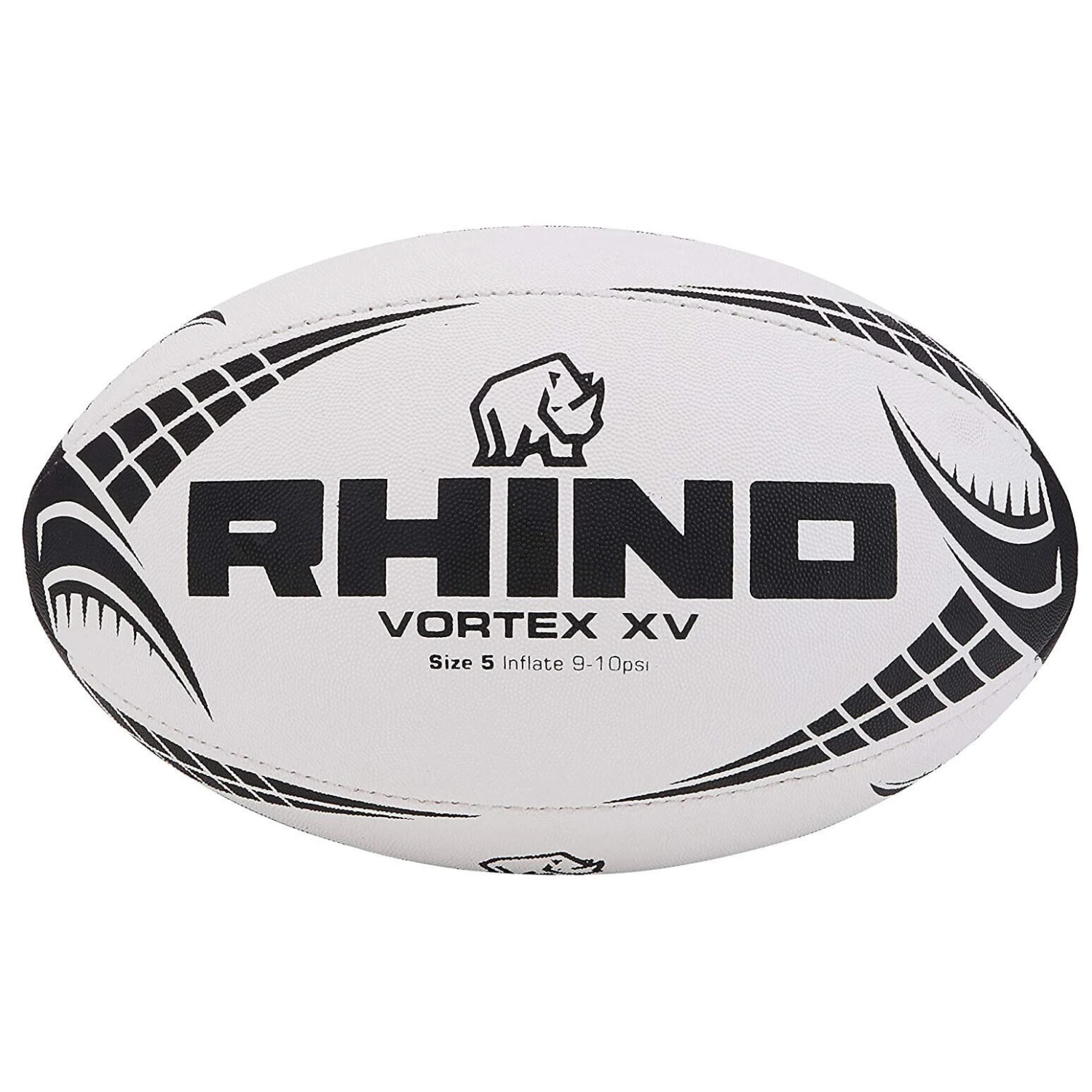 RHINO Vortex XV Rugby Ball (White) 1 RHINO Vortex XV Rugby Ball (White)