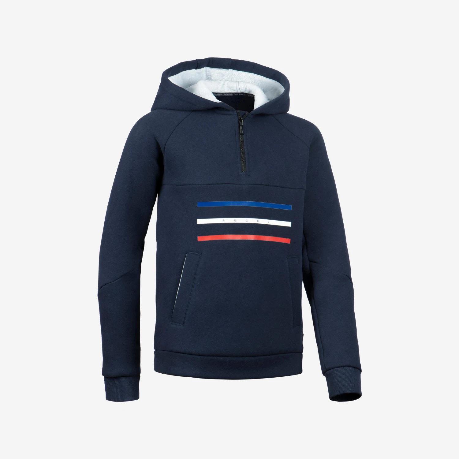 Kids' Rugby Hoodie Sweatshirt R500 France 8 Kids' Rugby Hoodie Sweatshirt R500 France - Image 8